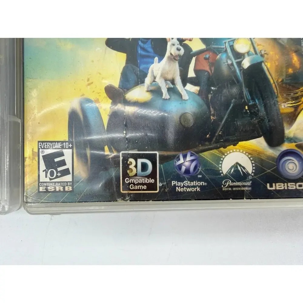 PS3 EyePet & The Adventures of Tintin The Game Lot of 2 Sony PlayStation 3